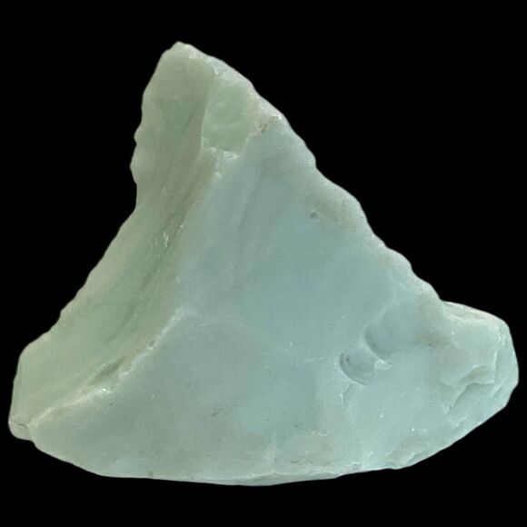 Light Green Art Glass Cullet Glowing Manganese Slag Glass #4GX280 - Picture 4 of 7